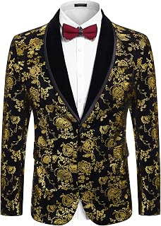Amazon.com: black and gold suit