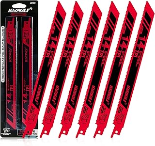 6-Piece Metal Reciprocating Saw Blades, 9