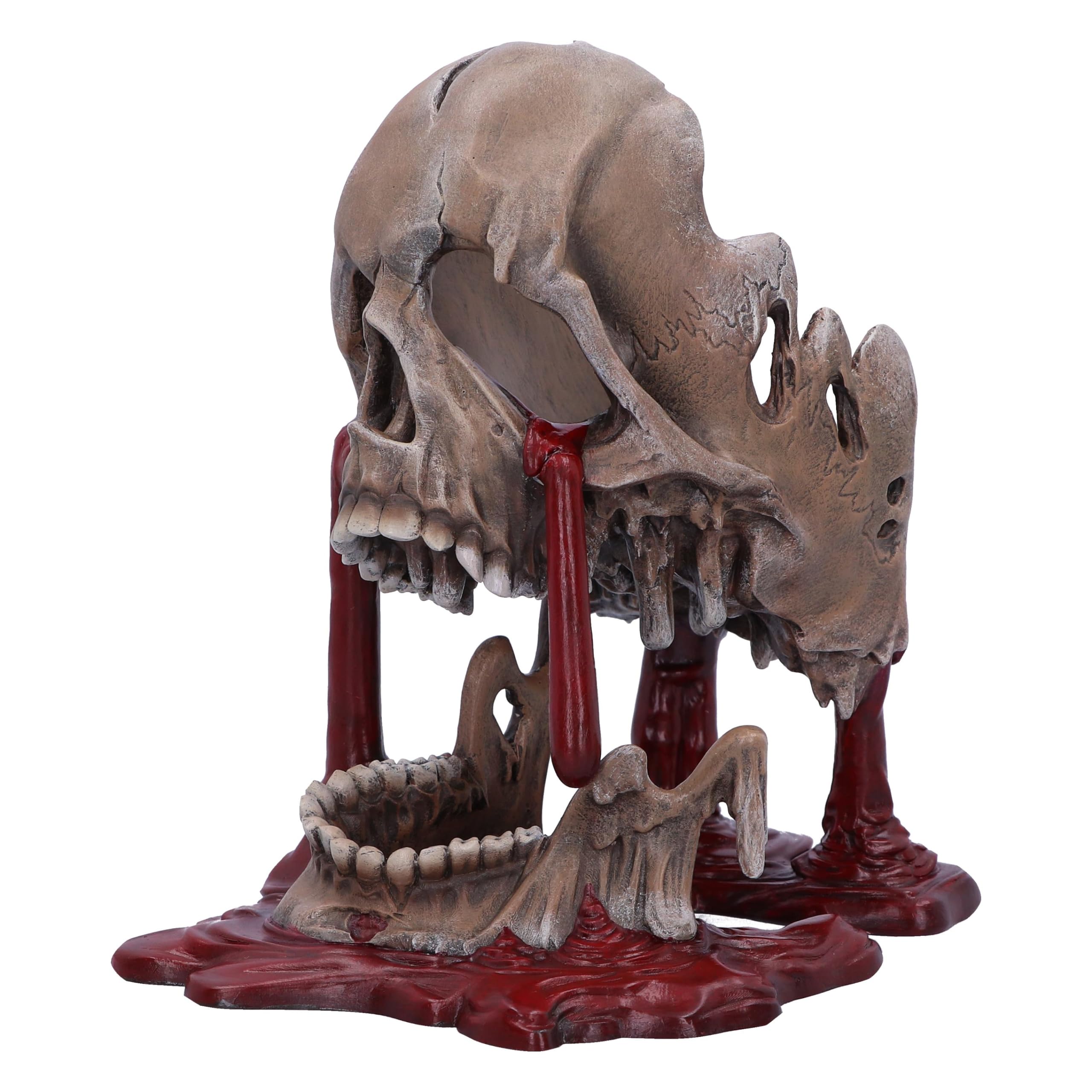 Nemesis Now Meltdown Melting Zombie Ornament, Resin, Brown, 16.5cm