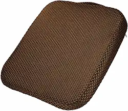 HARFINGTON Almofada de assento de 6 cm de espessura confortável de espuma viscoelástica para cadeira de escritório com fundo antiderrapante para motorista de assento de carro, café