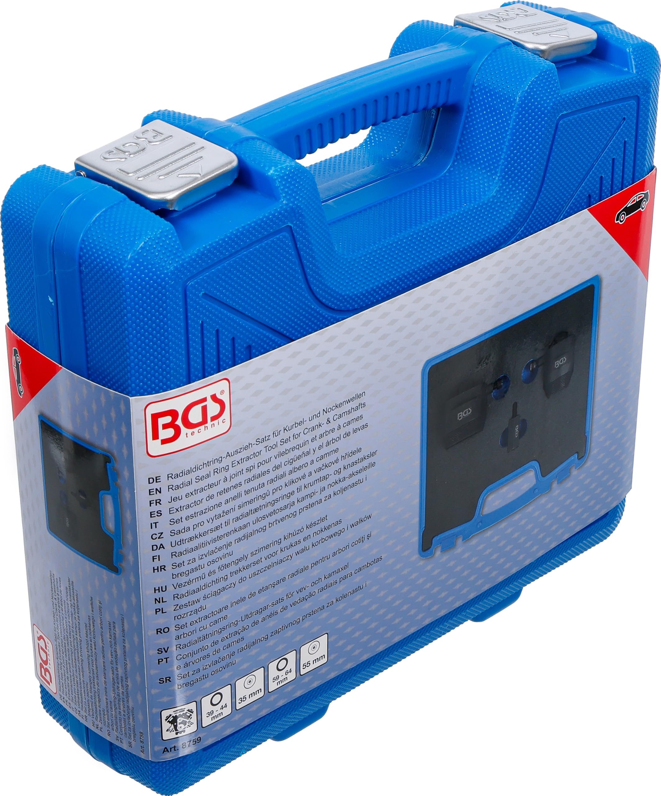 BGS 8759 | Extractor de retenes radiales del cigüeñal y el árbol de levas