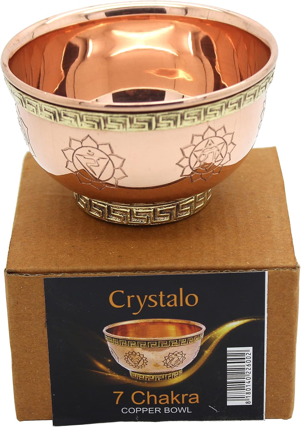 銅製オファーリングボウル 直径3インチ 仏壇用 儀式用 お香炉 にじみボウル デコレーションボウル オファーリングボウル (7チャク