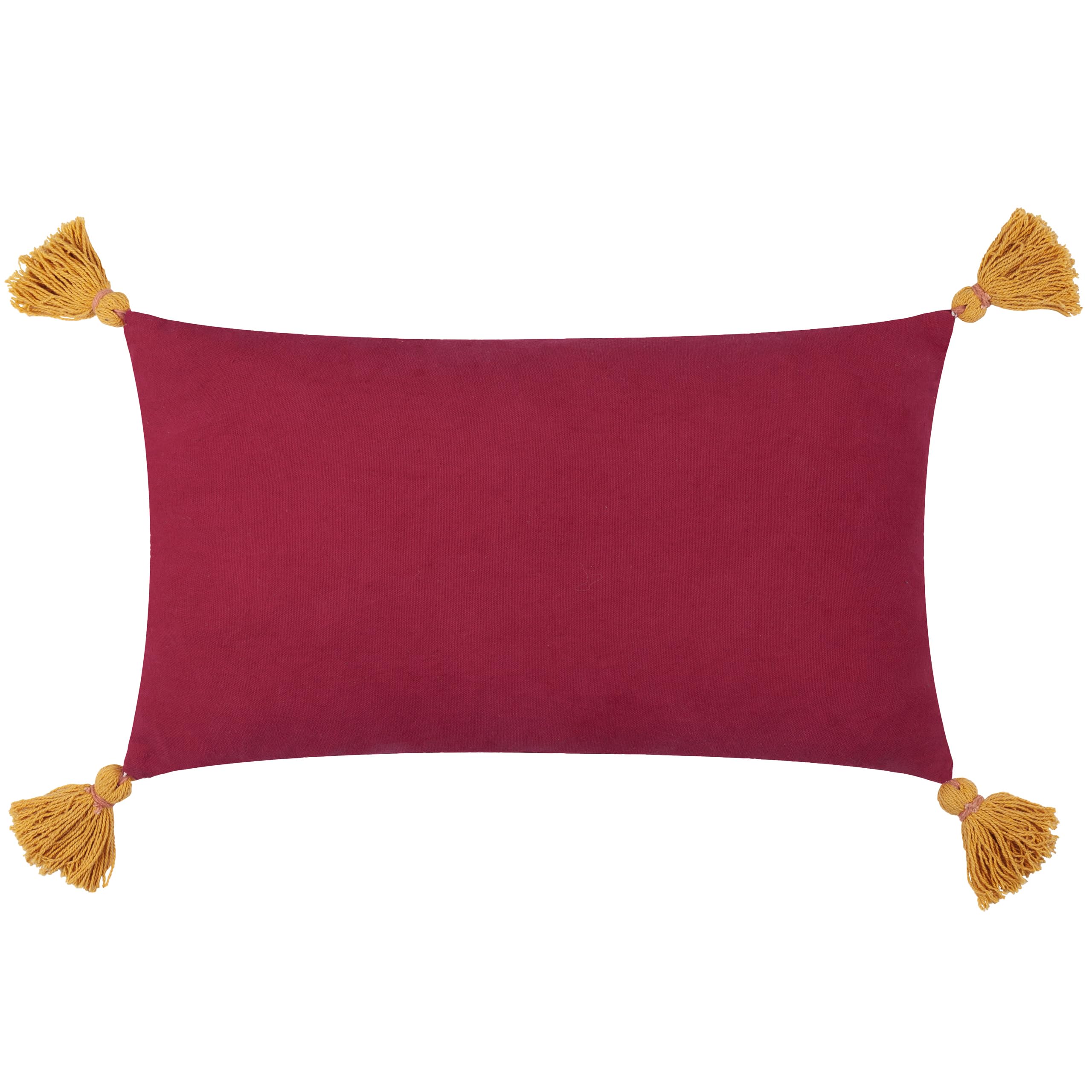 furn. Fodera per cuscino in velluto ricamato Wylder Tropics Kalahari - Multicolore - 30x50 cm