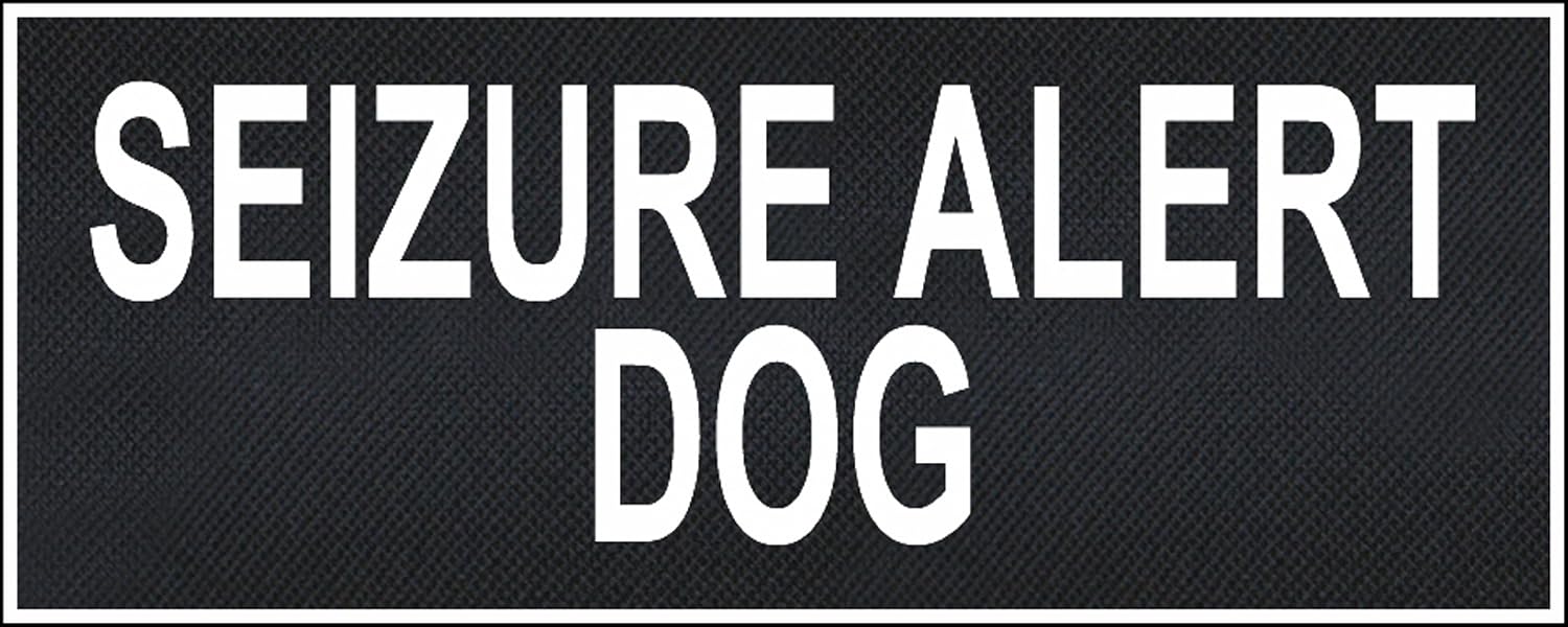 Seizure Alert Dog" Small nylon velcro patches by Dean & Tyler.