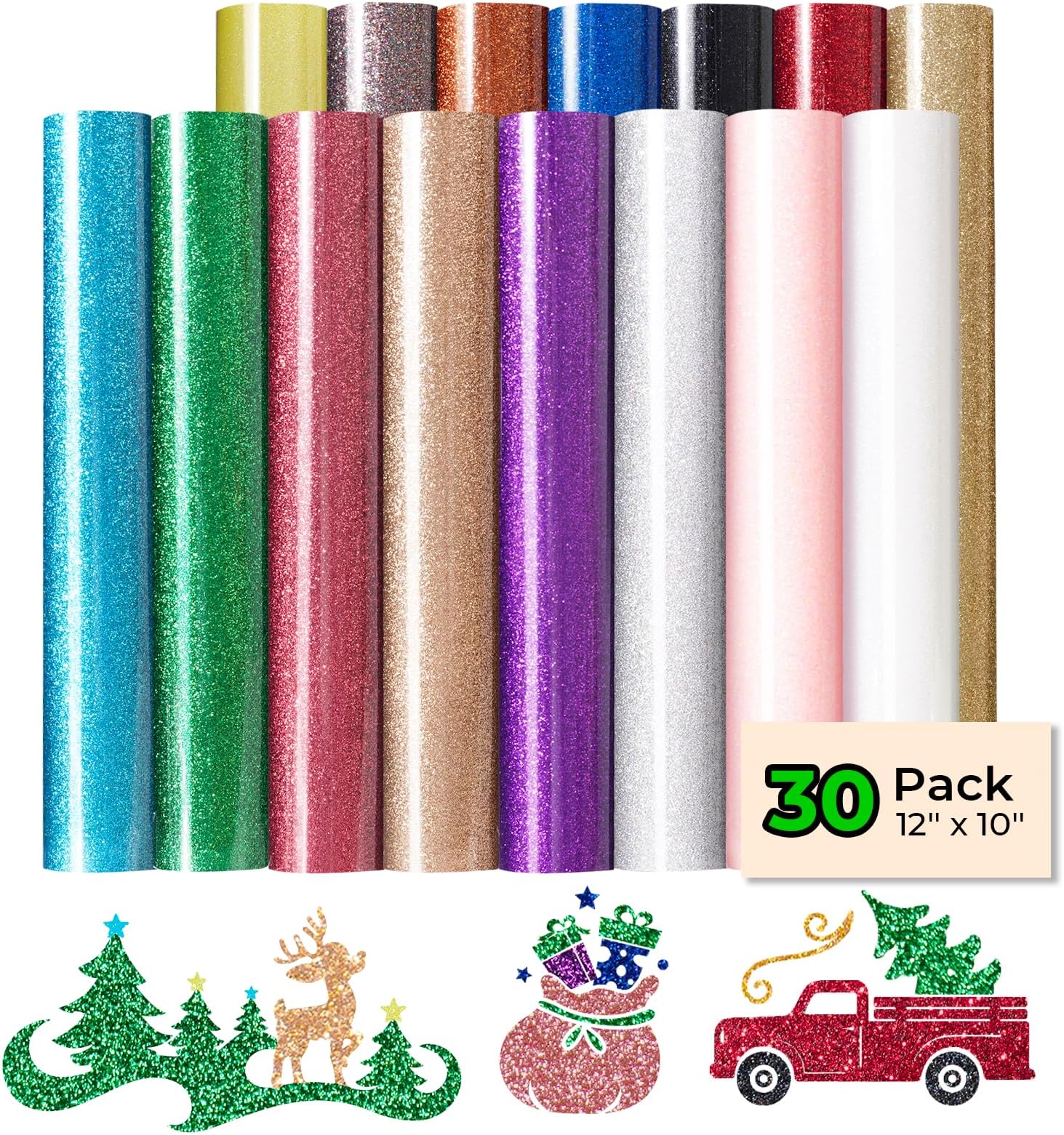Siser Sparkle HTV 12"x1yd Roll Smooth Glitter Heat