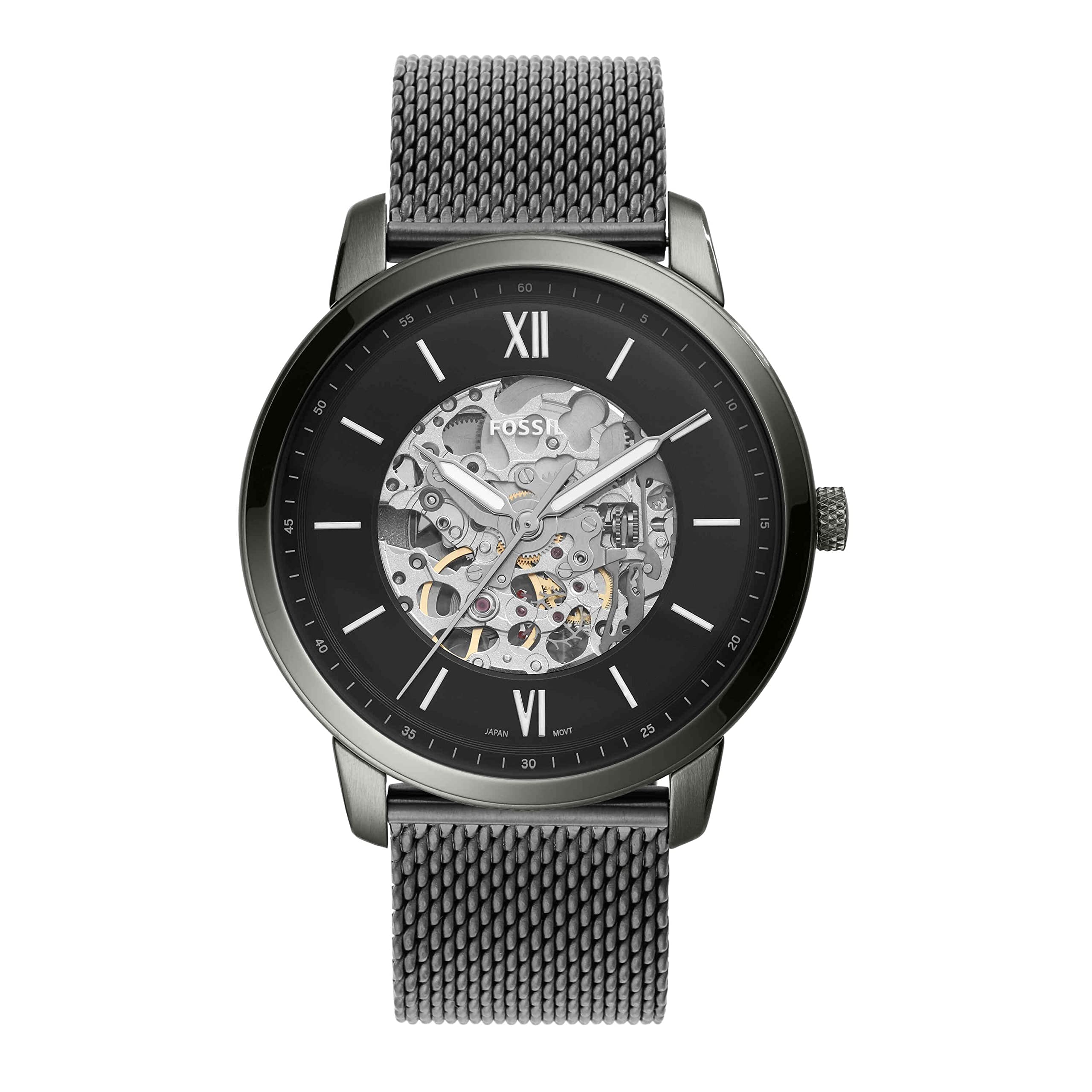 Fossil Neutra Automatic Analog Black Dial Mens Watch-ME3185 Stainless Steel, Grey Strap (B08HSXFWD9) Amazon Price History, Amazon Price Tracker