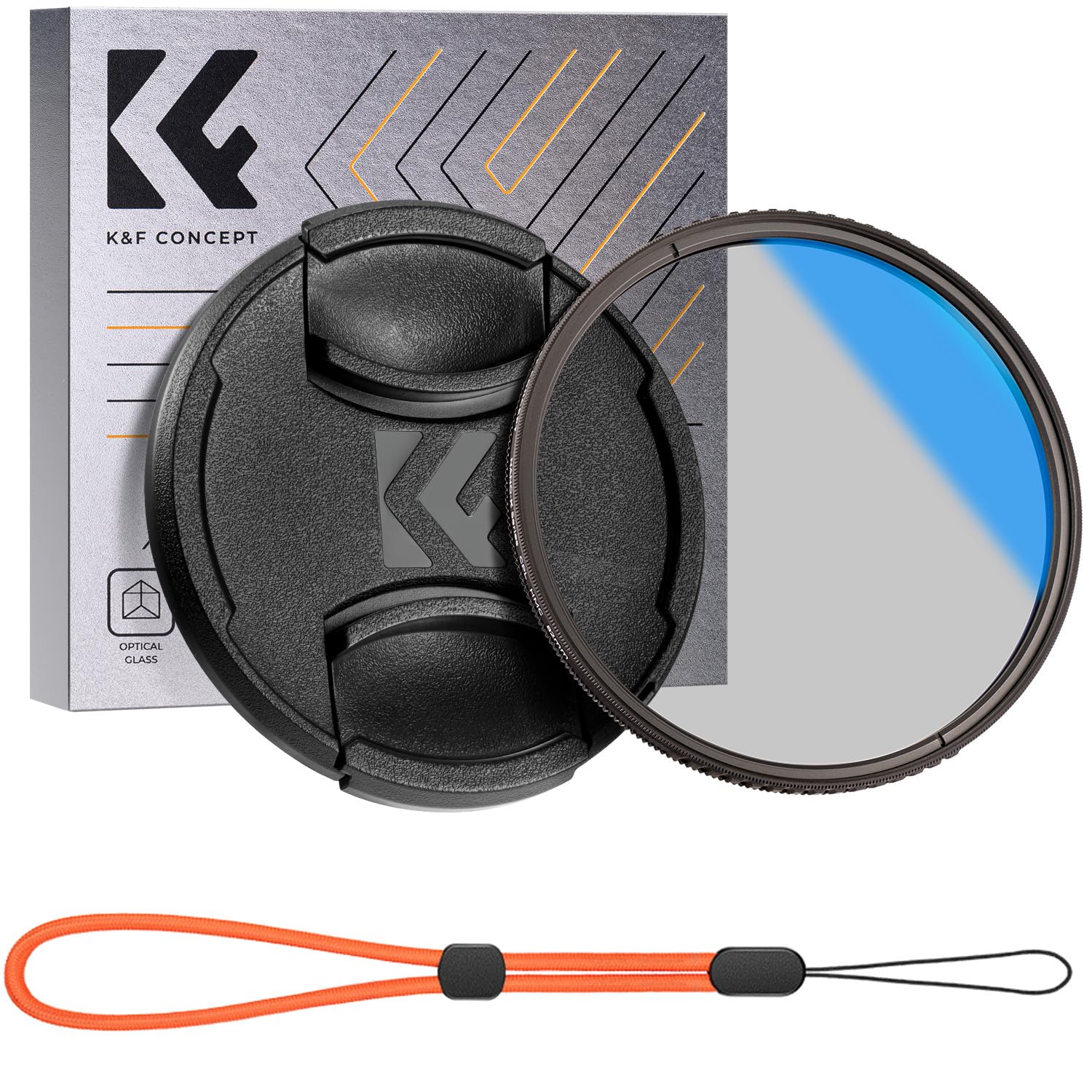 K&F Concept 52MM Polarising Filter Circular Polarizing CPL, Ultra Slim, Japan Optics, Multi Coated, with Lens Cap (Nano-K Series)