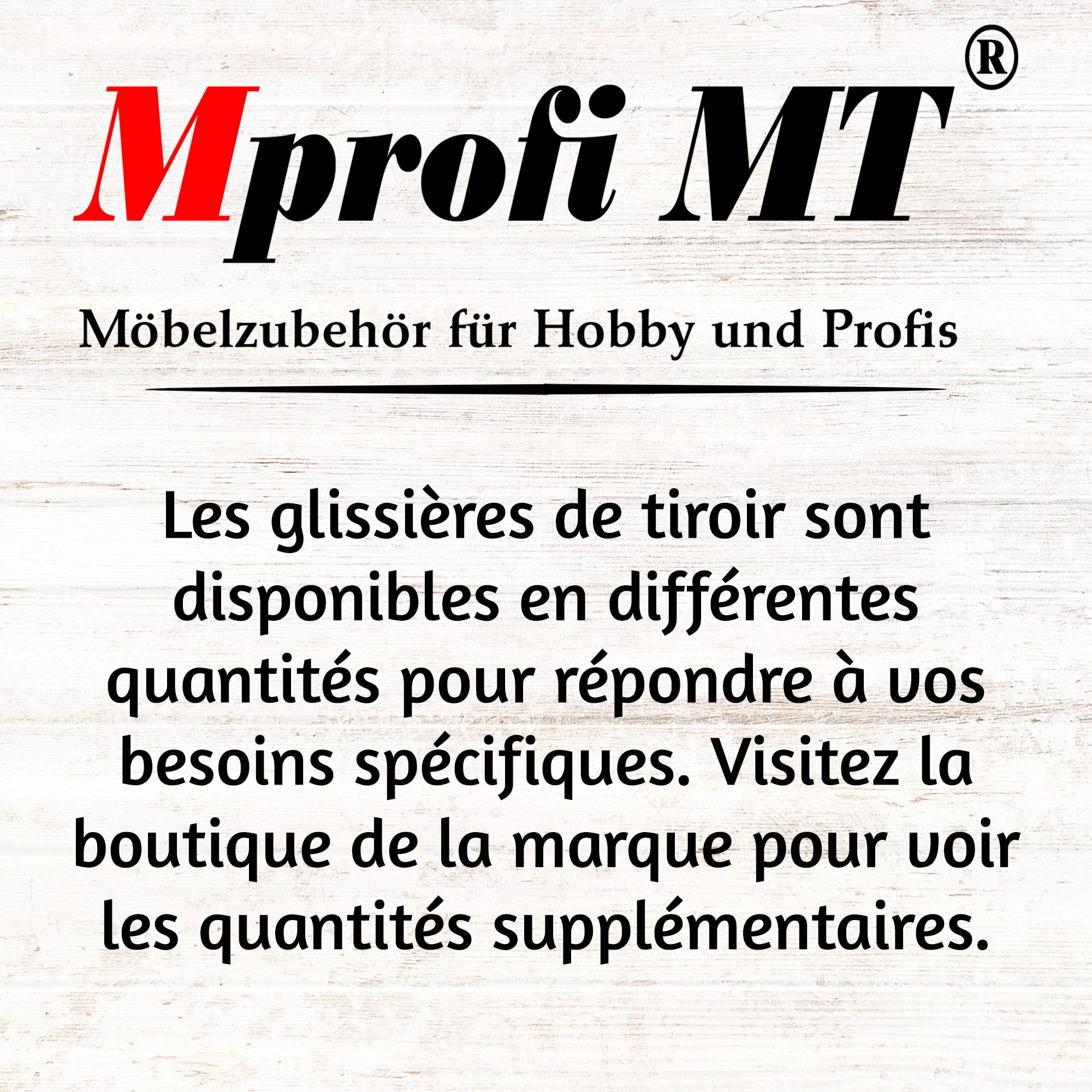 Mprofi MT® 20 Pièces, 10 Paires | Coulisse Tiroir | Glissiere Pour Tiroir | L:250mm | Rail Tiroir Coulissant | Rail Coulissant | Acier Galvanisé Coulisse à Sortie Partielle | Blanc