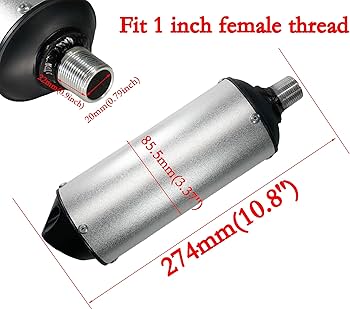 Amazon.com: JMCHstore Performance Exhaust Muffler Silencer for