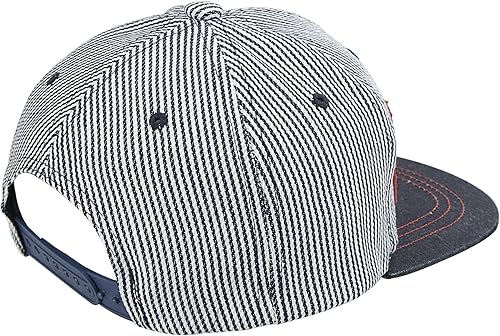 Miniatura 5 de Sombrero de béisbol a rayas para niños pequeños, sombrero de béisbol con diseño de bandera estadounidense