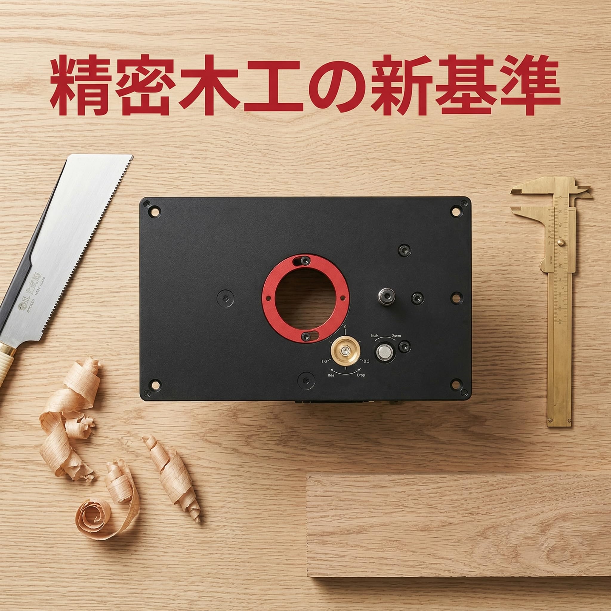 木工用デルタルーター Amazon | Toysmith 直径65mmモーター用ルーターリフトテーブル、アルミ