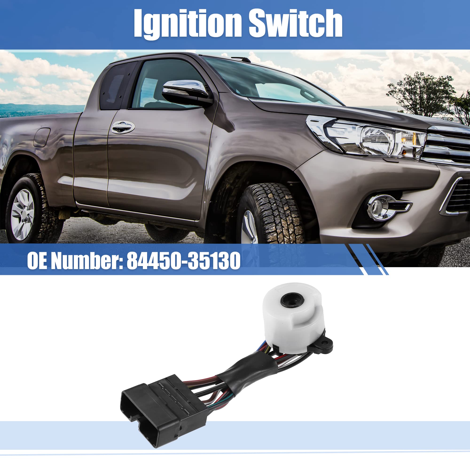 チョキ　603030 X AUTOHAUX 1 Pcs 84450-35130 Ignition Switch Ignition Key Switch