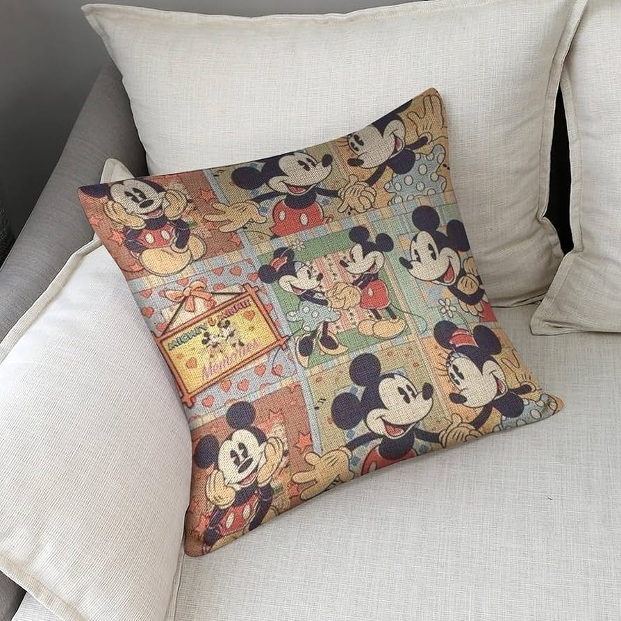 ミッキーマウス　クッションカバー Amazon.co.jp: ミッキーマウス ミニーマウス クッションカバー