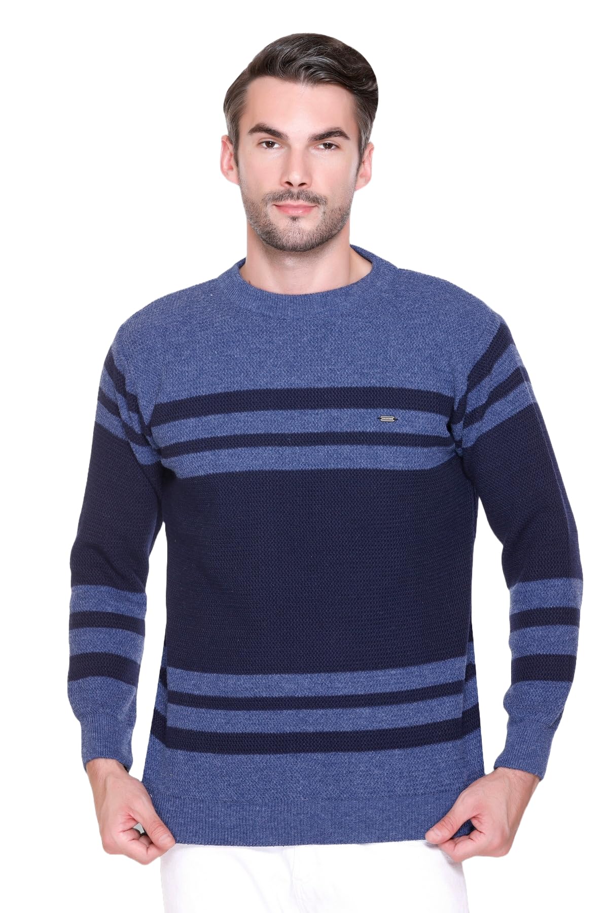 ekools Men's Woolen Winter Wear Self Cardigans Sweaters-picture-16