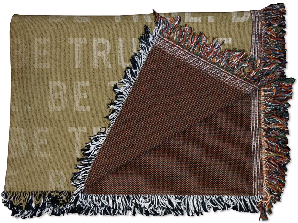 VictoryStore Blanket - Sigma Alpha Epsilon Woven Blanket, “Be True” Design