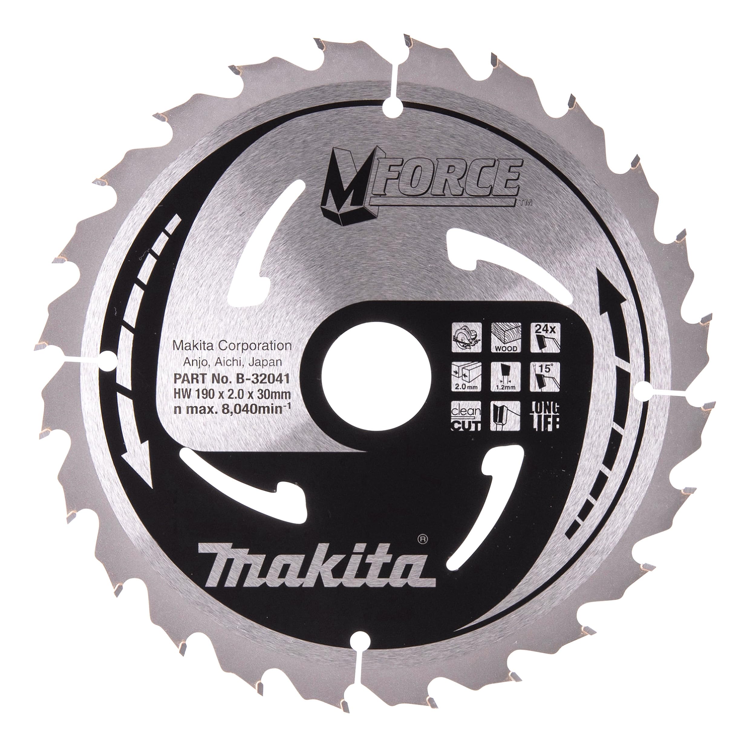 Makita Mforce Circular Saw Blade For Wood Cutting