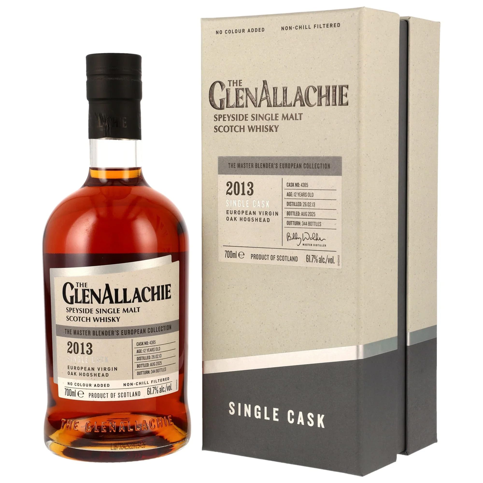 Glenallachie 12 Year Old European Virgin Oak Hogshead 2013 Single Malt Whisky 70CL
