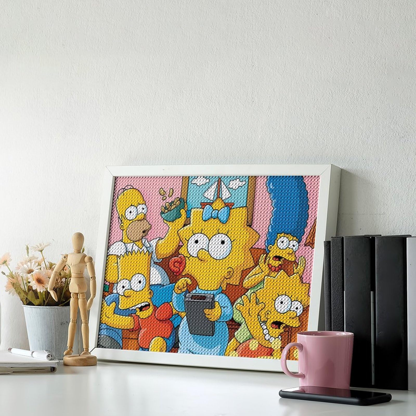 絵画 ［ ビーズ絵 ］ ビーズアート ビーズ絵 絵画 額絵 年代物 レトロ 昭和