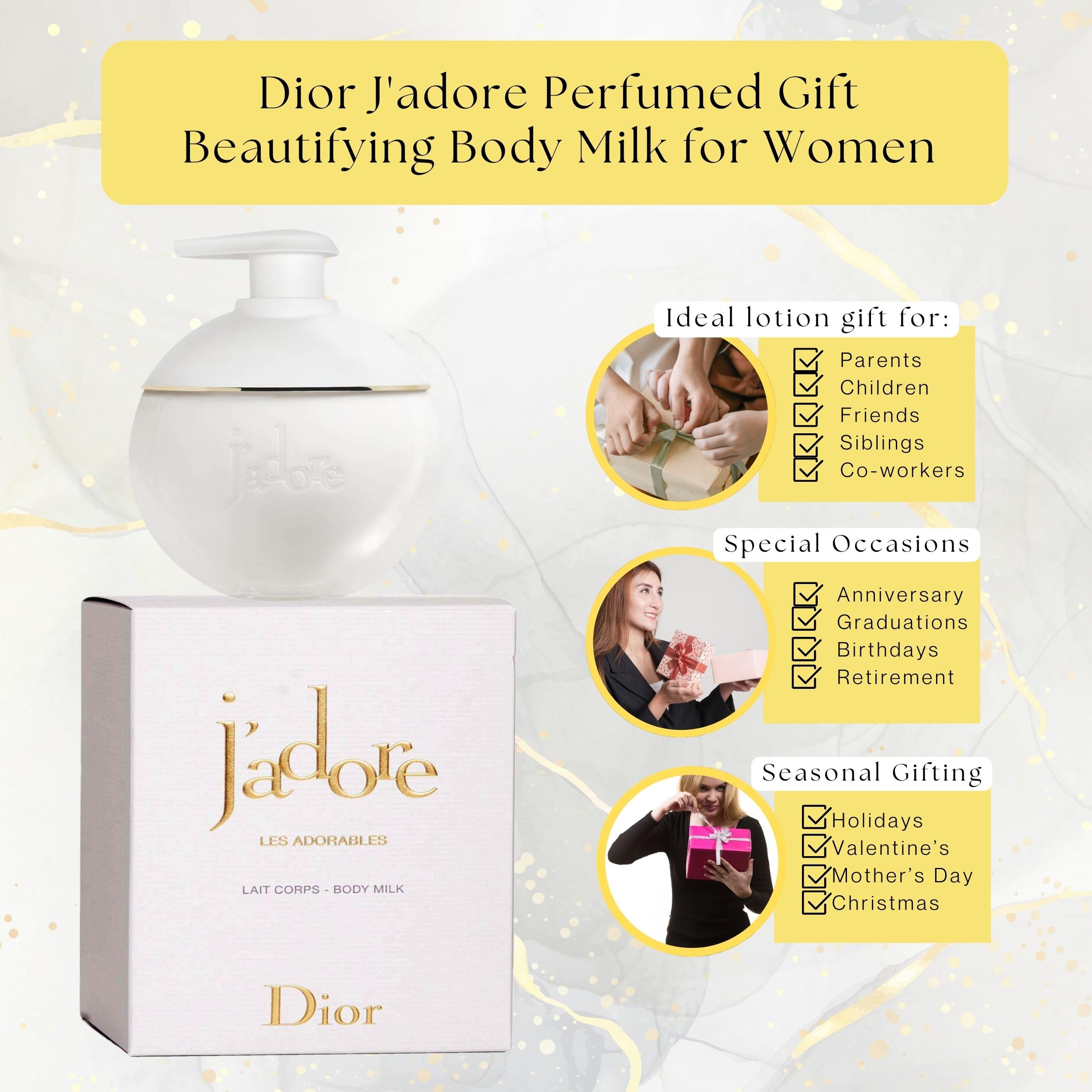 Dior J'Adore Latte Sublime 200Ml Nat.019, 299 g,3348901471435