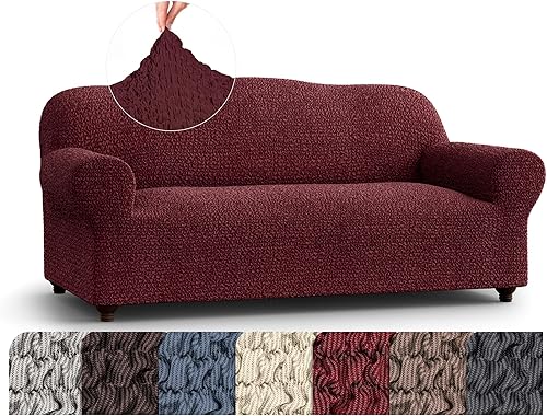 Miniatura 23 de PAULATO BY GA.I.CO. Funda desmontable para sofá - Funda elástica para sillón - Elegante funda para sofá con cojines - Funda desmontable de tela de