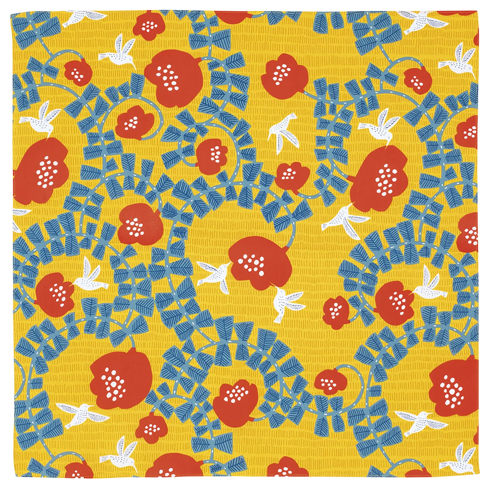 Musumi 20015-202 Furoshiki Furoshiki Approx. 27.6 inches (70 cm) kata kata hummingbird, Kiro, Made in Japan