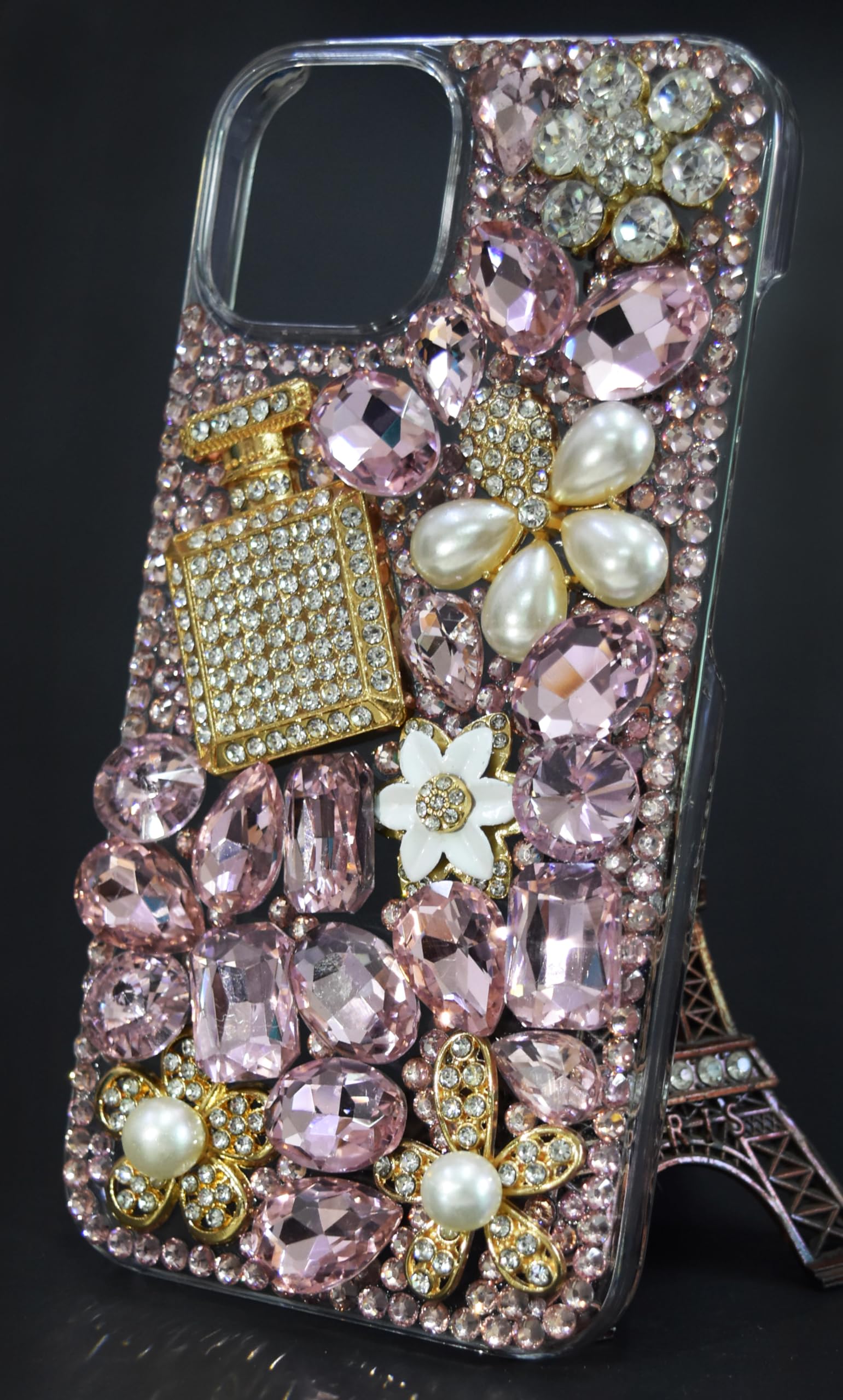 Amazon | iphone 16 6.1インチ用 ケース キラキラケース ストーン貼り