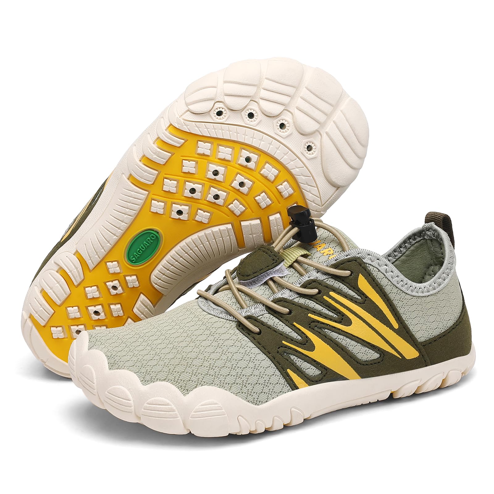 SAGUARO Badeschuhe BarfuĆschuhe Kinder - Breite Schnell Trocknend Leicht Weich - Strand Meer & Surfen, Gr.25-38