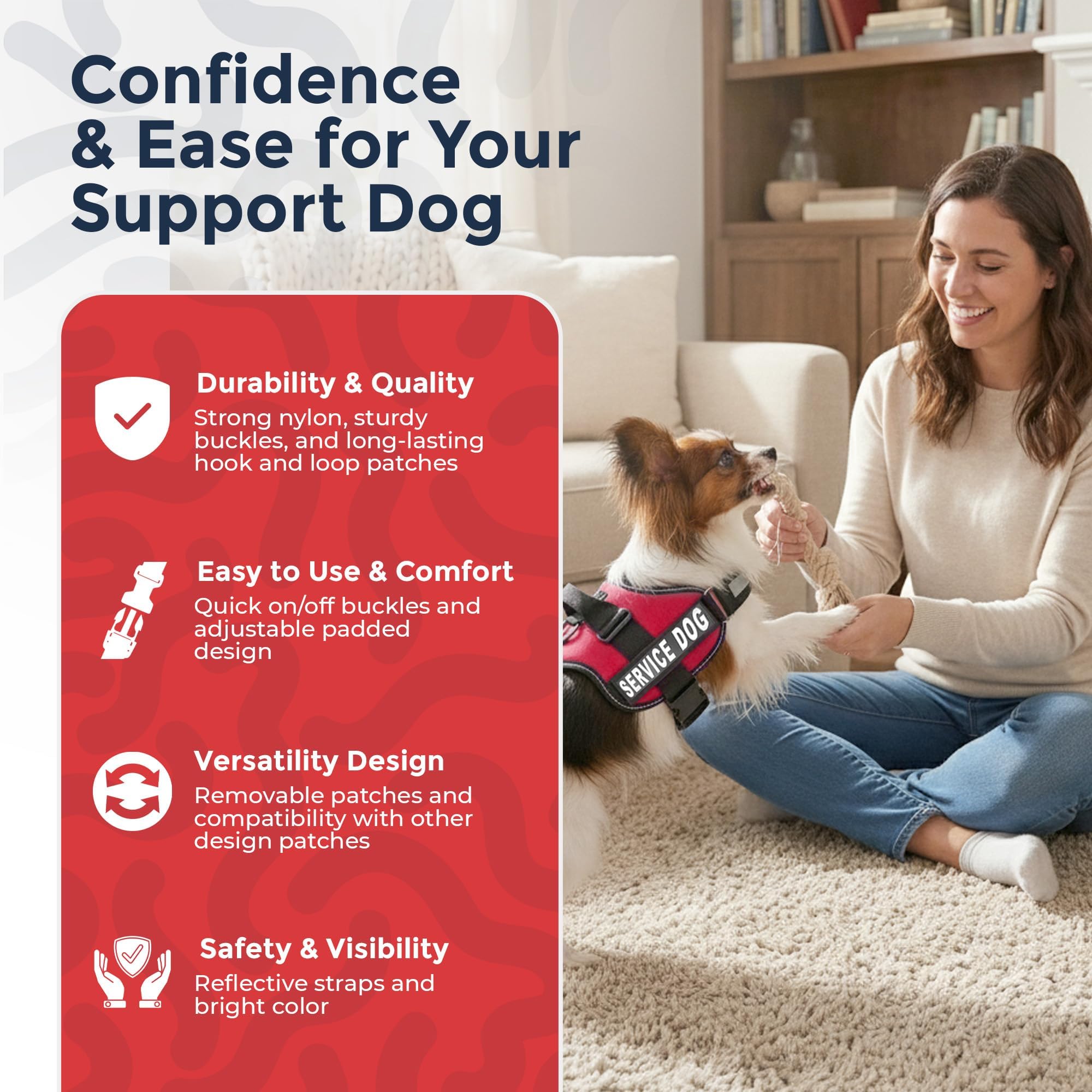 Amazon.com : Industrial Puppy Service Dog Vest Harness - Durable