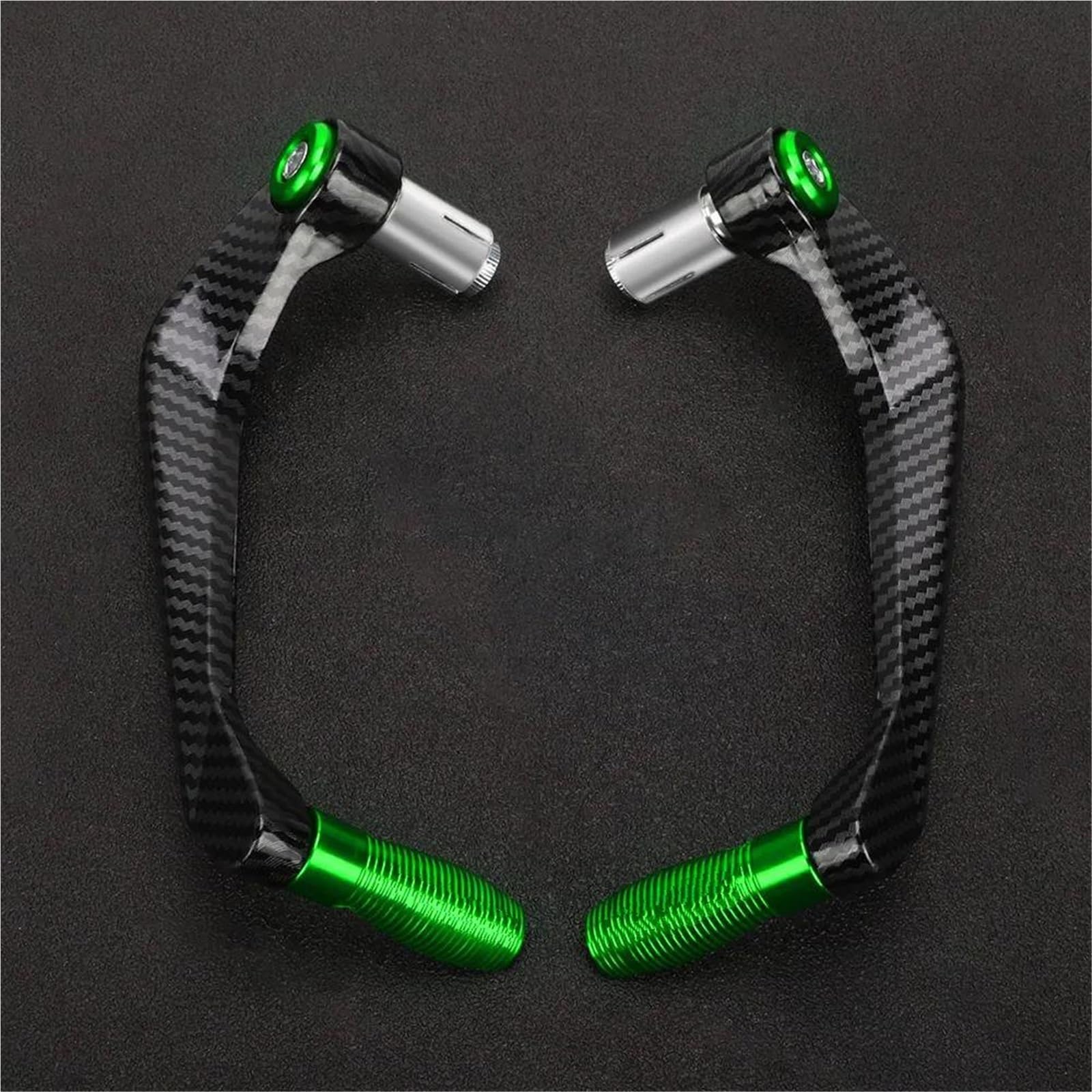 Kupplungslenkerschutz Für Kawasaki Für Ninja ZX-6R ZX6R ZX 6R ZX6RR ZX636 ZX-636 Motorrad-Lenkergriffe, Brems- Und Kupplungshebelschutz(Green)