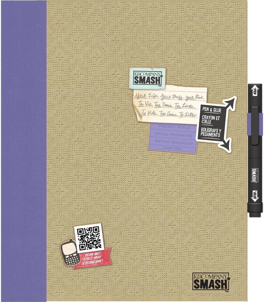 K&Company Smash Pretty Pocket Folio Album, Multi-Colour