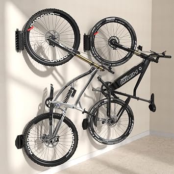 Housolution Soporte Vertical de Pared Giratorio para Bicicletas (2 Paquete)
