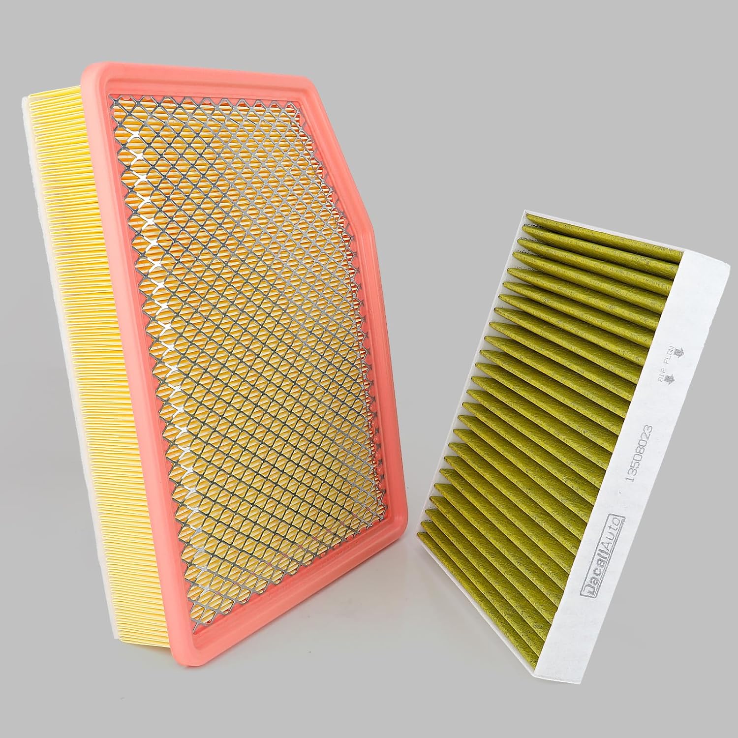 Engine & Cabin Air Filter Set for Cadillac Escalade, for Chevy Silverado 1500 2500 3500, for Gmc Sierra, for Tahoe Yukon XL Suburban Escalade ESV, Replace 84121219 13508023