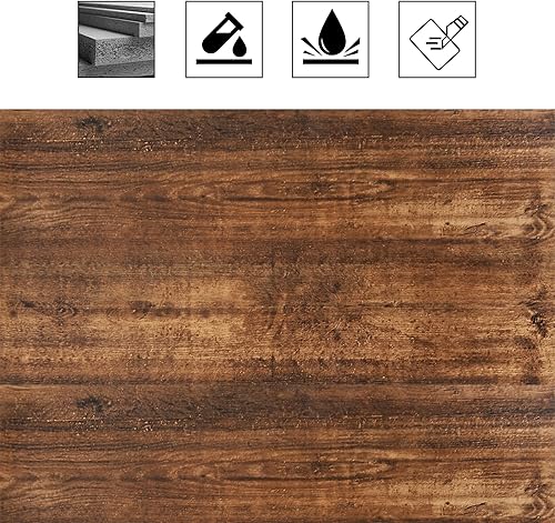 Miniatura 4 de DlandHome Juego de mesa de comedor de 3 piezas para 4 personas, juego de mesa de comedor y sillas Soho, mesa de comedor rectangular que ahorra