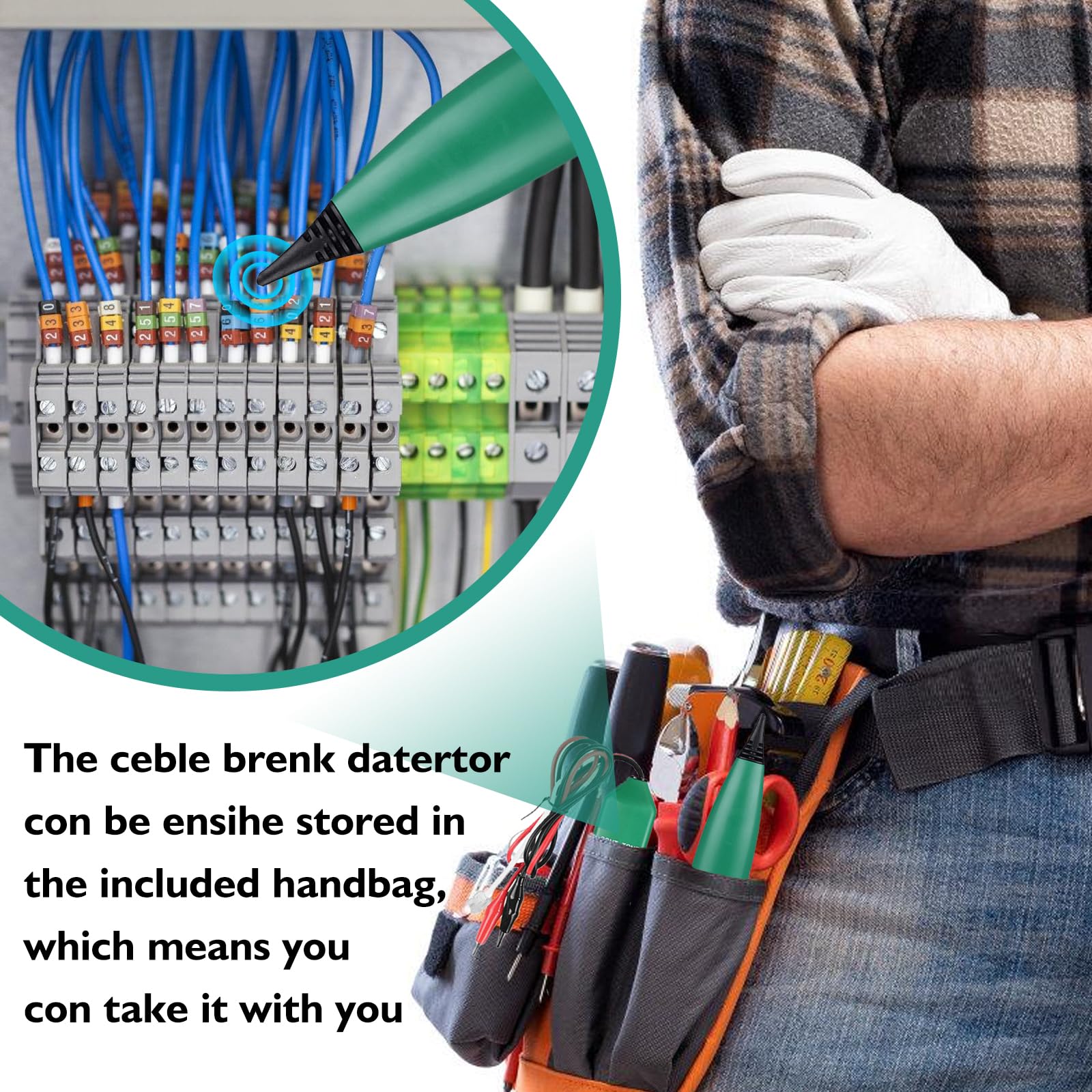 Buscador de cables para cable de rotura, dispositivo de búsqueda: buscador de cables, buscador de cables, rastreador de cables para comprobador de cables de red, paso del circuito de prueba