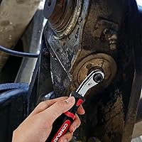 Vista 6 de CONQUER Juego de herramientas de ajuste automático de holgura para semirremolques – Llave de trinquete cuadrada doble de 5/16 pulgadas y horquilla