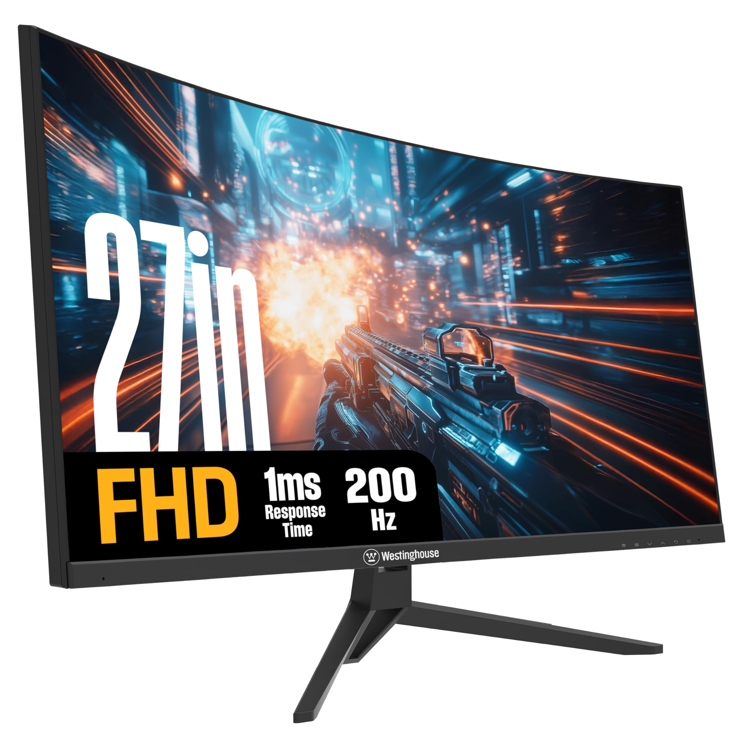 27 Inch Curved Gaming Monitor|200Hz|1ms|FHD 1080P
