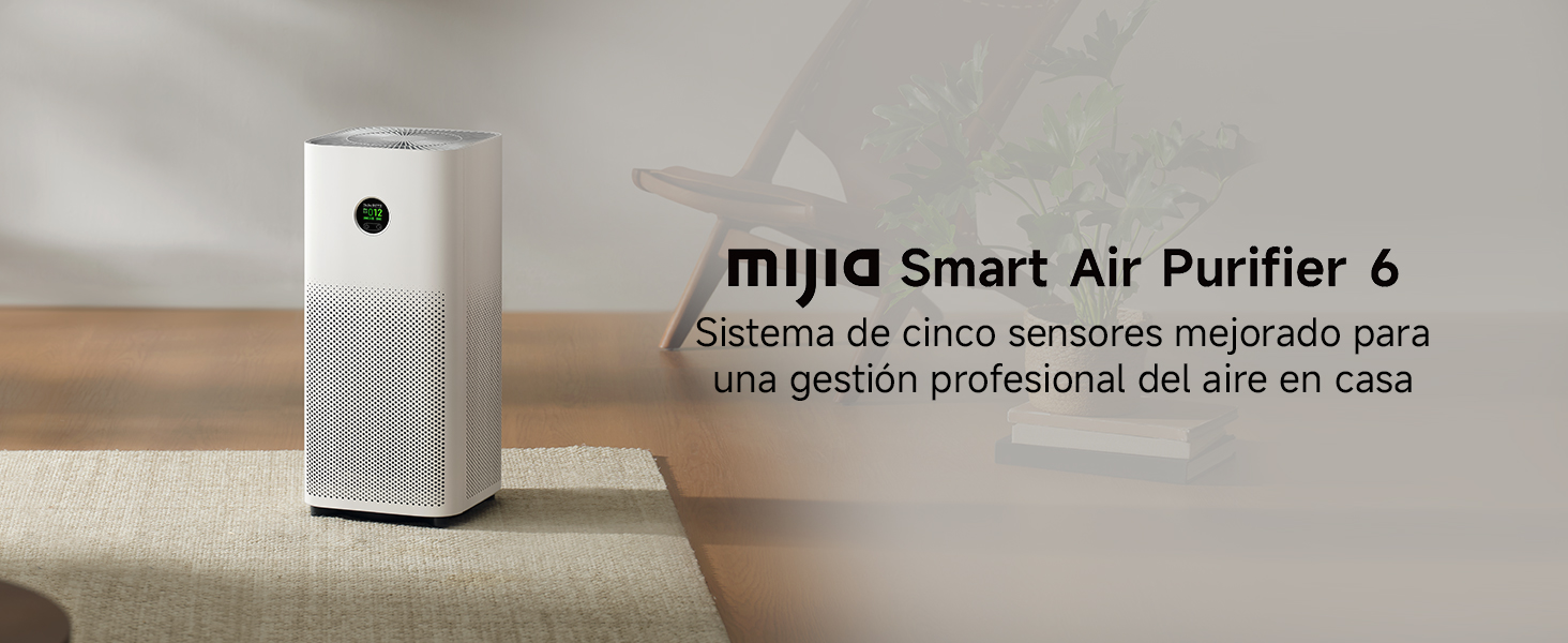 Xiaomi Smart Air Purifier 6: Purificador HEPA para áreas de hasta