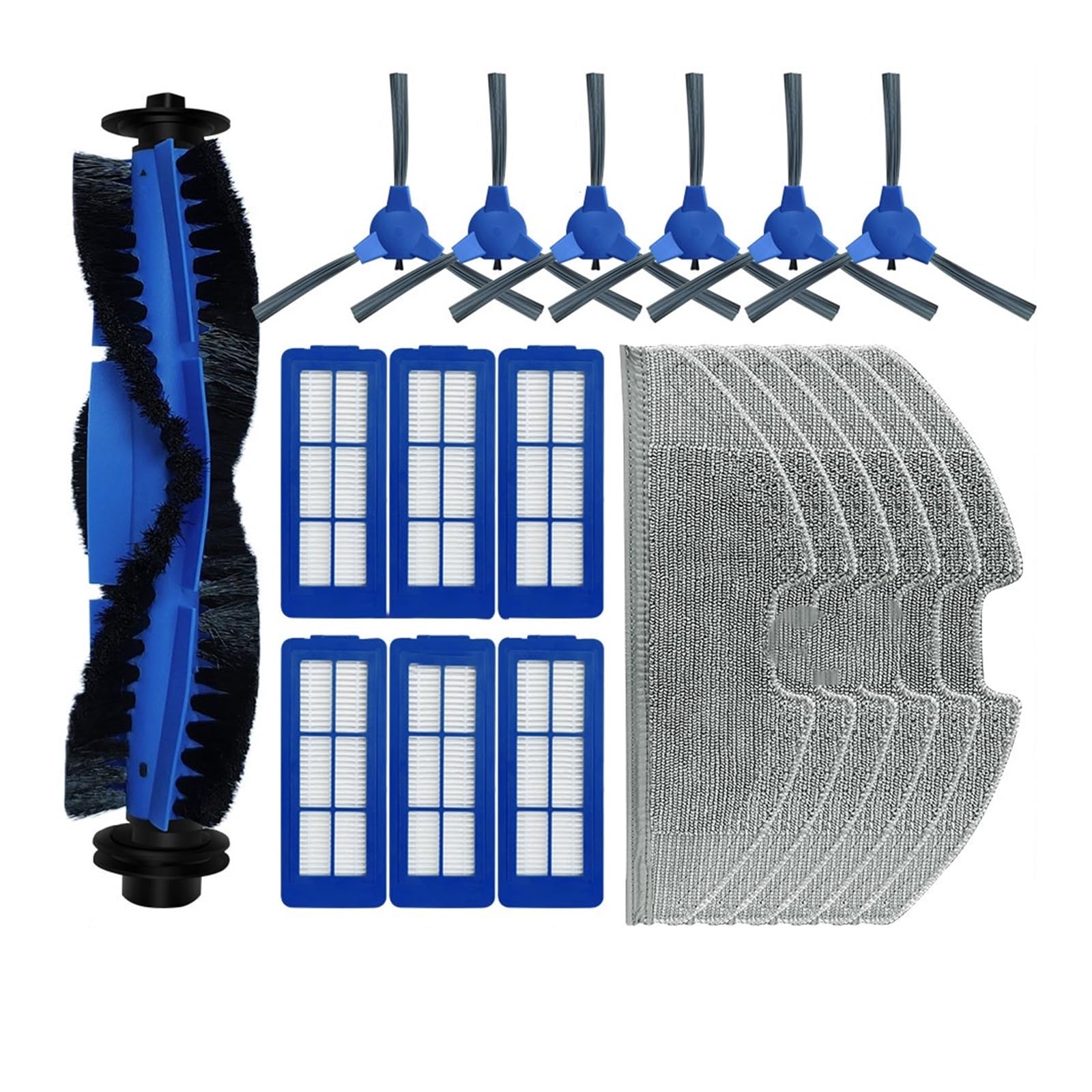 Kompatybilny Kompatybilny z (Eufy RoboVac G10 G30 Hybrid) Wałek Szczotka boczna Filtr Mop Robot Odkurzacz Część Akcesorium(Set J)
