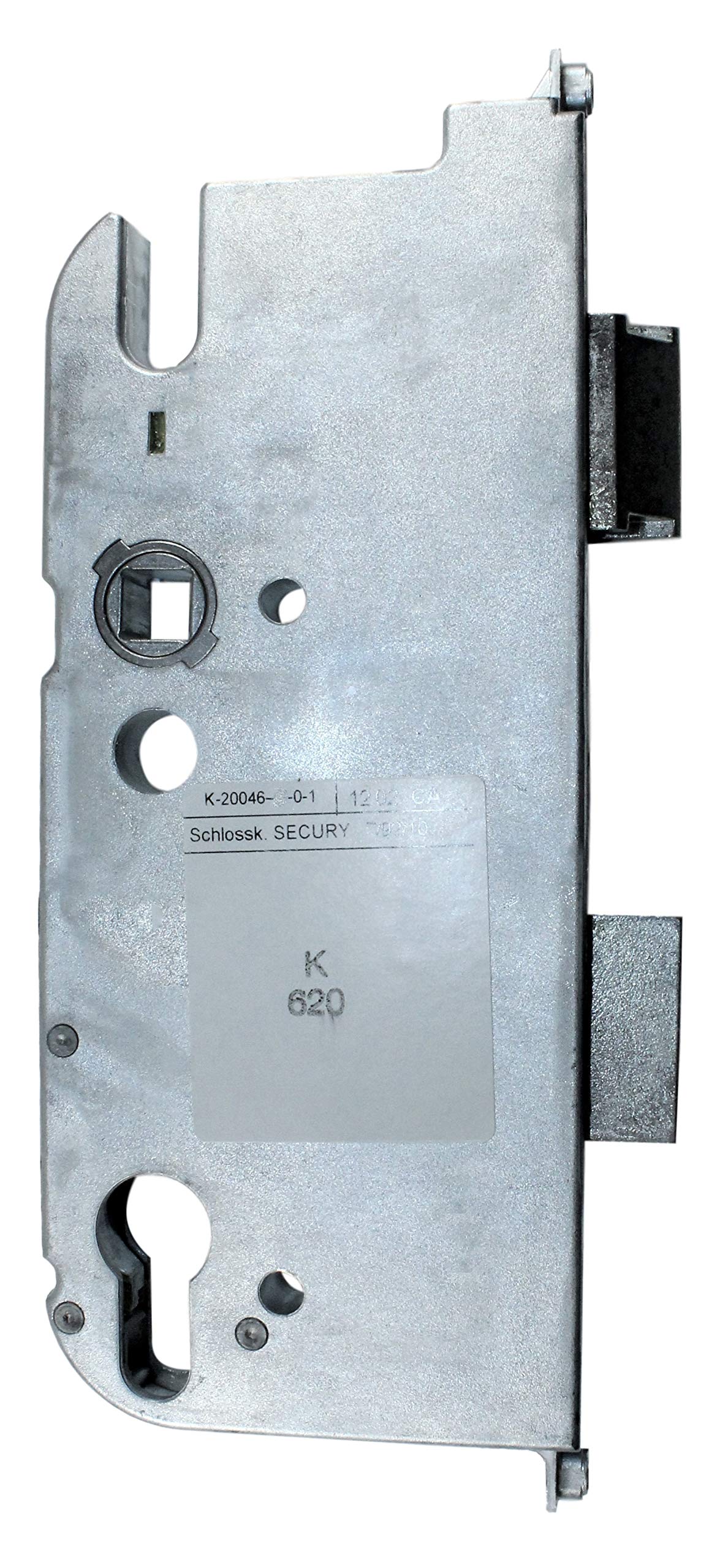 GU Secury Reparatur Schlosskasten Hauptschloss 6-30845-EX-0-1 oder auch K-20046-LJ-0-1, Dornmaß: 80mm (77,5mm) / Entfernung: 92mm, incl. SN-TEC® Montagematerial & SN-TEC® Montageanleitung