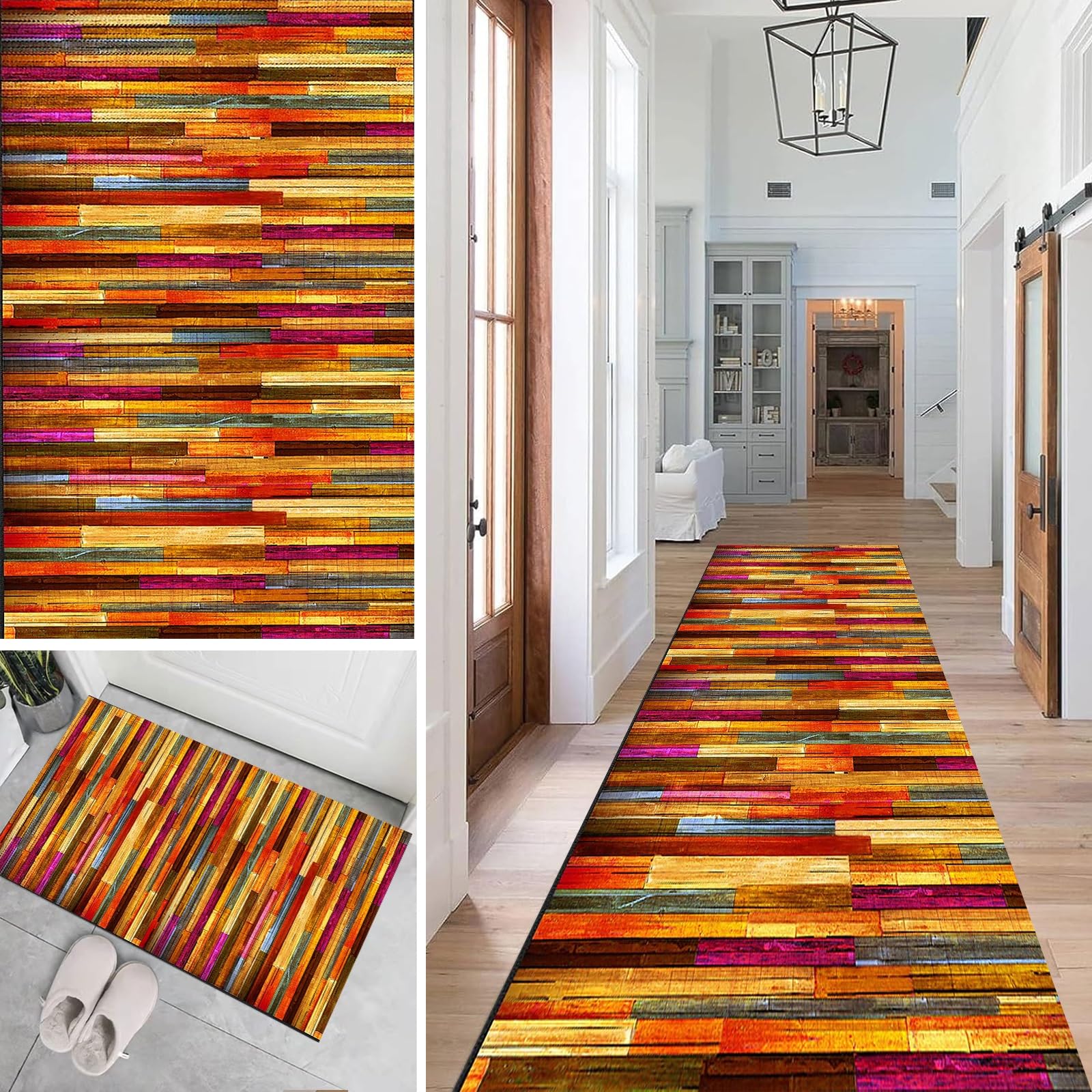 Alfombras de Pasillo Lavables para Evitar Suelos Fríos en Entrada y Baños