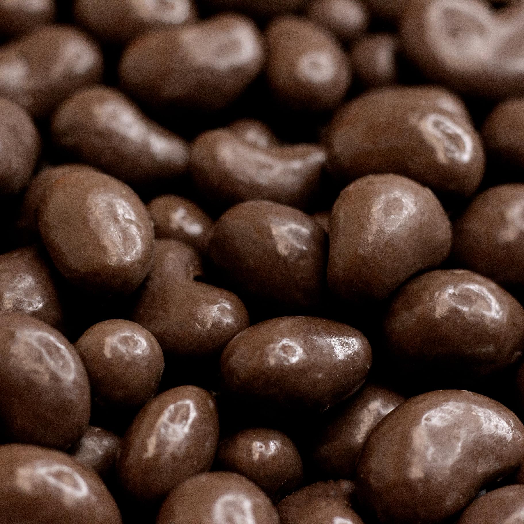 Dark Chocolate Covered Cashews 2-Pound Bag | Bulk Dark Chocolate Nuts | Coated Roasted Cashews for Snacking, Gifting, Office Candy Jars & Dessert Boards