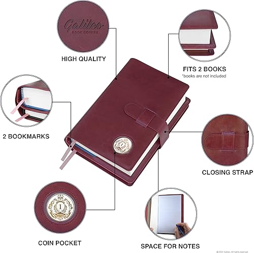 Miniatura 4 de Funda doble AA para libro grande, 12 pasos y 12 tradiciones, soporte para medallones, regalo perfecto, Alcohólicos Anónimos (lisobolsillo para