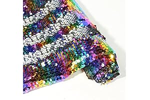 Mermaid Sequin Fabric: Shimmering, Reversible Glam for Your Creations
