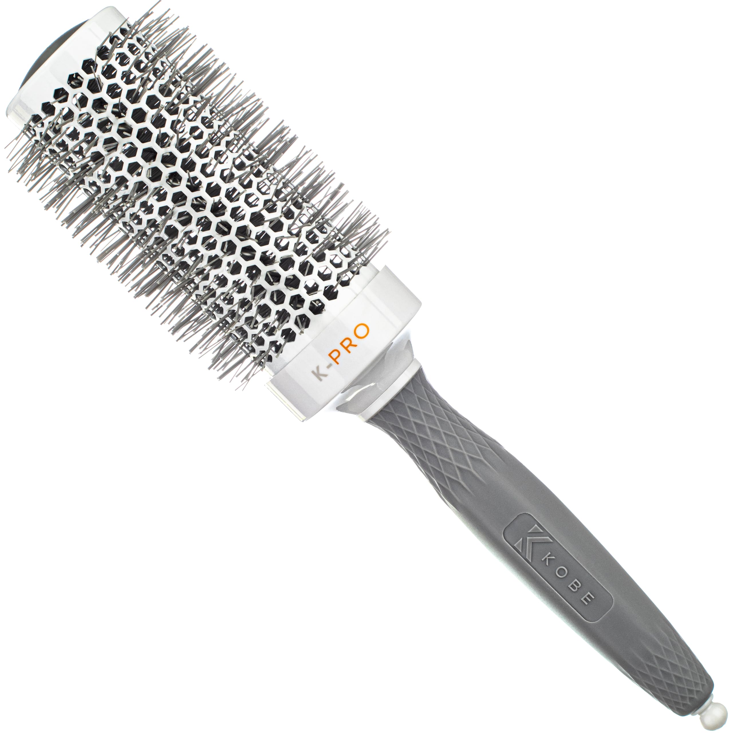 K-Pro 44mm Radial Ceramic & Ionic Hair Brush for Blowout & Blowdry, Professional Blow Dry Brush for Salon-Quality Results