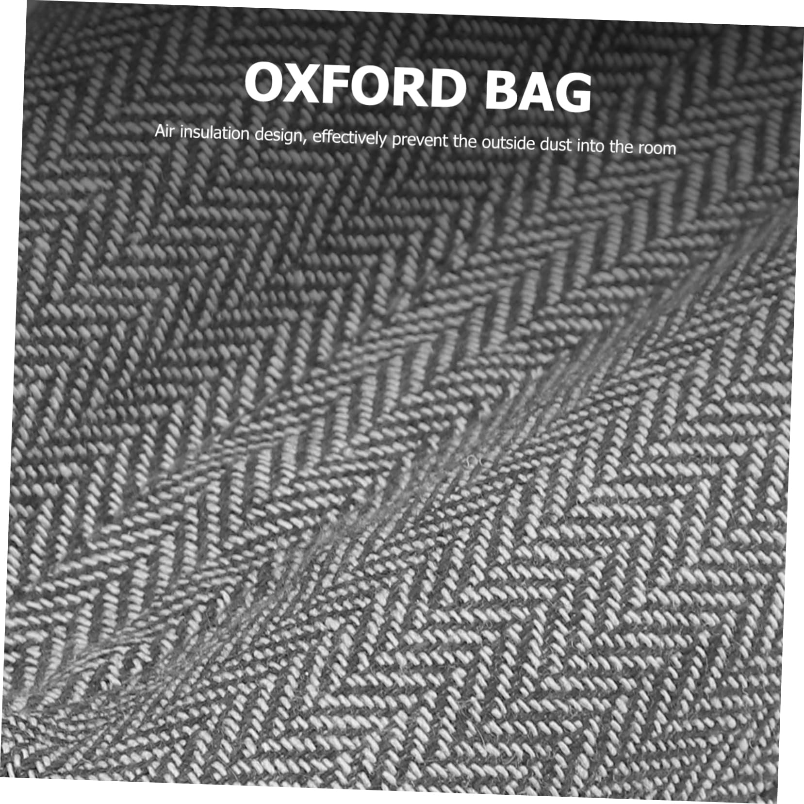 OFFSCH 1Set Creative Draft Stopper Multifunctional Door Sweep for Noise Reduction Oxford Dust and Wind Blocker Fits Doorways Herringbone Design