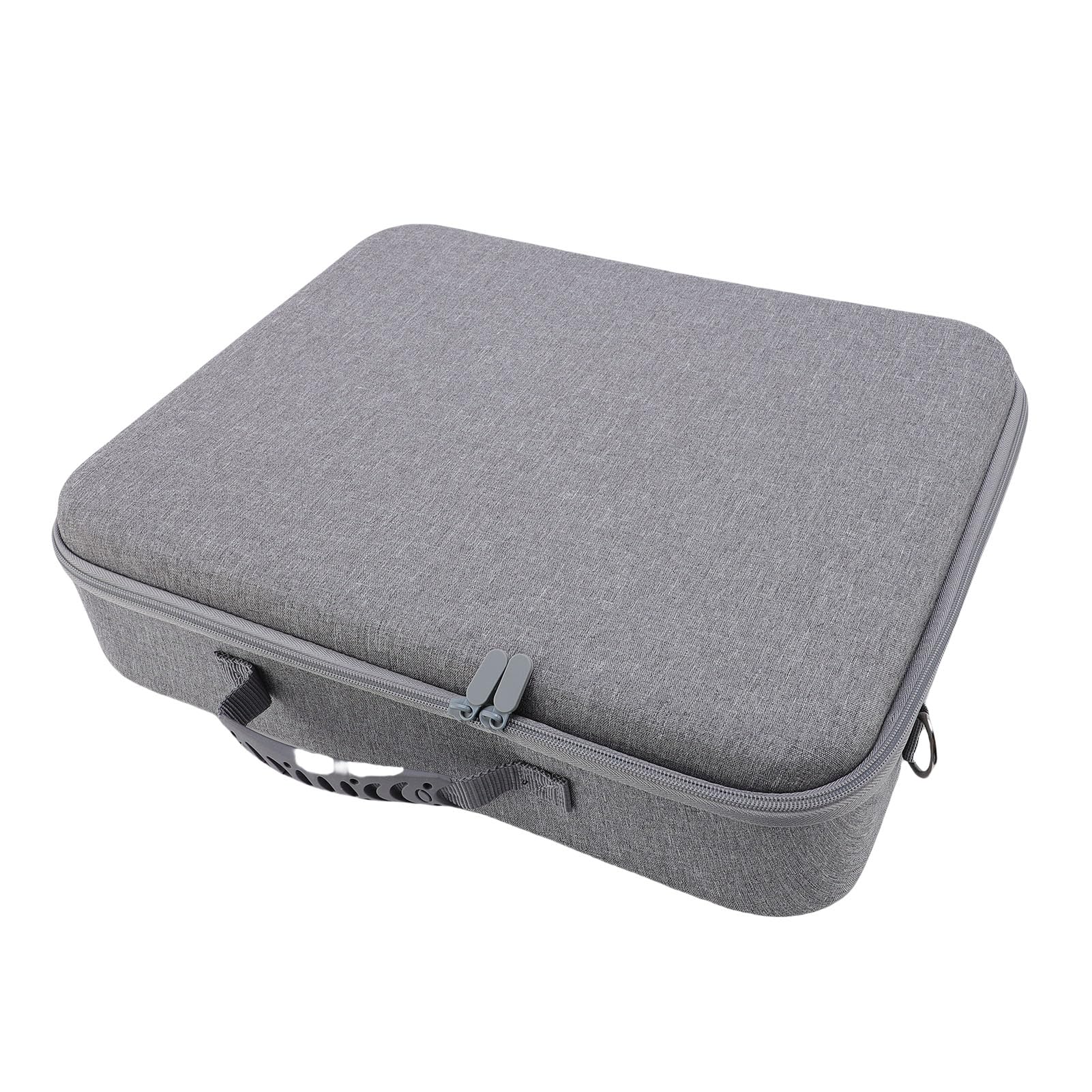 Cryfokt Bolsa de Almacenamiento para Consola de Juegos de Carcasa Dura, Resistente Al Agua, a Prueba de Golpes, con Correa para el Hombro para Accesorios de Controladores Duales, Estuche de (Gray)