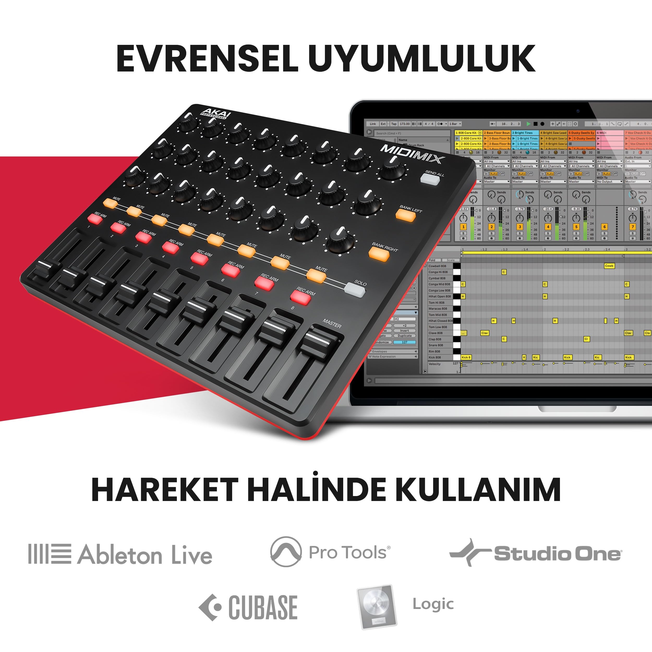 Akai Professional MIDImix USB MIDI Mikser Kontrolör | Müzik