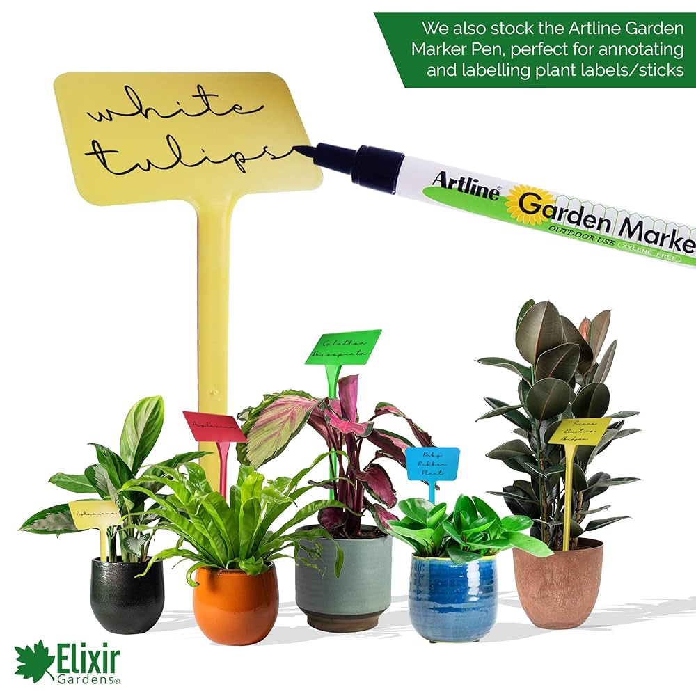 Elixir Gardens L6 | 6 INCH PLANT LABELS | Available In Various Qty From
