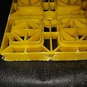 Camco 44512 RV Fasten Leveling Blocks, T-Handle, Yellow, 2 X 2, 10-Pk. - Quantity 2