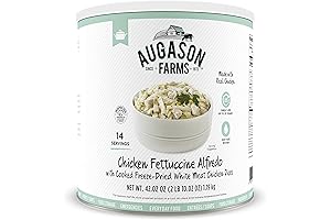 Augason Farms 42 Oz Resealable Freeze-Dried Chili Mix in a Can